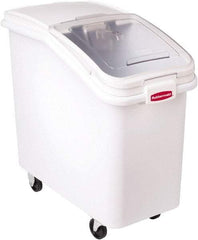 Rubbermaid - Rectangular, White Polypropylene Food Bin - 28" High x 15-1/2" Wide x 29-1/2" Long - Exact Tool & Supply