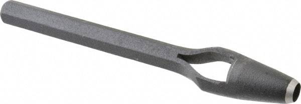 Value Collection - 1/4" Arch Punch - 4-1/2" OAL, Steel - Exact Tool & Supply