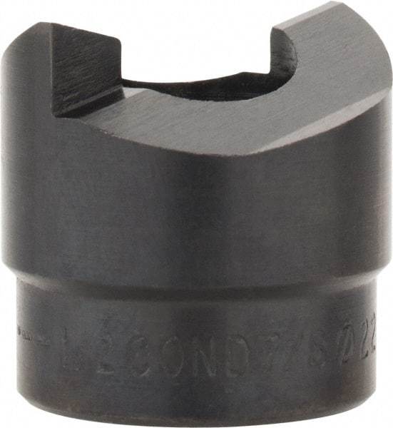 Greenlee - 1/2" Conduit Round Punch - 7/8" Hole Diam - Exact Tool & Supply