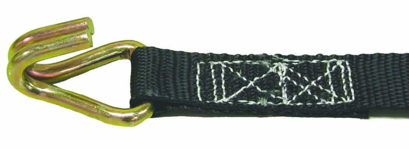 Load Binder - 1" x 10' - U-Hook Ratchet Buckle Style - Exact Tool & Supply