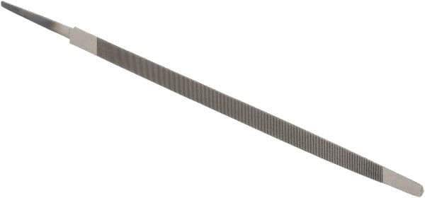 Value Collection - 7" Long, Taper American-Pattern File - Single Cut, Tang - Exact Tool & Supply