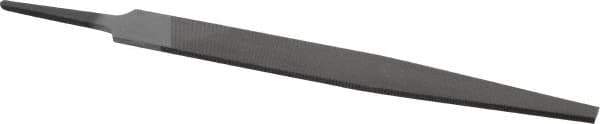 Value Collection - 6" Long, Smooth Cut, Warding American-Pattern File - Double Cut, 5/64" Overall Thickness, Tang - Exact Tool & Supply