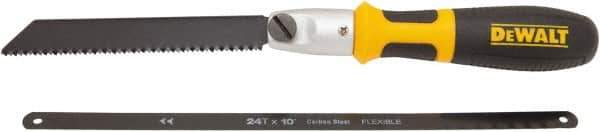 DeWALT - 12" Steel Blade Multi-Saw - ABS, TPR Handle, Cushion Grip, 14-19/64" OAL - Exact Tool & Supply