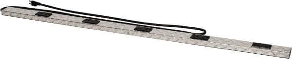 Wiremold - 10 Outlets, 125 Volts, 15 Amps, 6' Cord, Power Outlet Strip - 5-15P NEMA Configuration, 48" Strip - Exact Tool & Supply