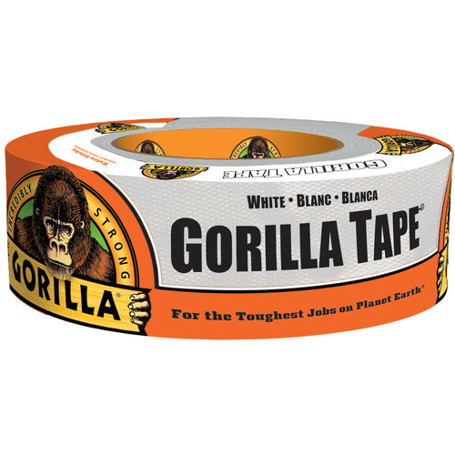 Gorilla Tape White 30 yd 12 pc. Gravity Display - Exact Tool & Supply