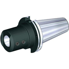 Kennametal - CAT50 Taper, 1.5748" Inside Hole Diam, 3.4252" Projection, Whistle Notch Adapter - Through Coolant - Exact Tool & Supply