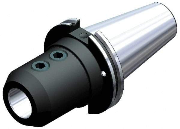 Kennametal - CAT50 Taper, 1.2598" Inside Hole Diam, 5-63/64" Projection, Whistle Notch Adapter - Through Coolant - Exact Tool & Supply