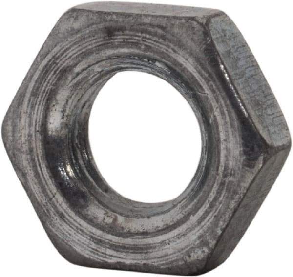 Value Collection - M5x0.80 Steel Right Hand Hex Jam Nut - 8mm Across Flats, 2.7mm High, Zinc-Plated Finish - Exact Tool & Supply