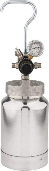 Binks - Paint Sprayer Cup - 2 Quart Steadi-Grip Pressure Cup, Compatible with Pressure Sprayer - Exact Tool & Supply