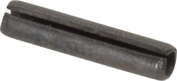 Value Collection - 5/32" Diam x 3/4" Long Slotted Spring Pin - Grade 1070-1090 Alloy Steel, Black Oxide Finish - Exact Tool & Supply