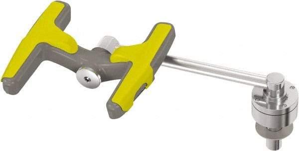 Bradley - Deck Mount, Eye & Face Wash Station - 1/2" Inlet, 30 psi Flow, 0.4 GPM Flow Rate - Exact Tool & Supply
