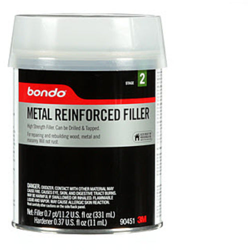 Bondo Metal Reinforced Filler 90451 0.7 Pint - Exact Tool & Supply