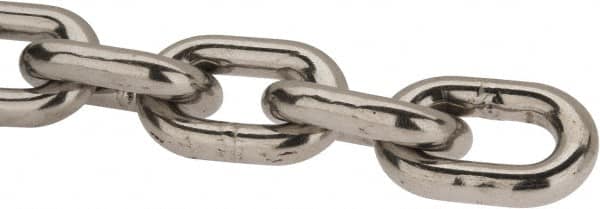 Value Collection - 3/8" Welded Stainless Steel Chain - Exact Tool & Supply