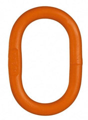 Pewag - G100 Grade Orange Alloy Steel Oblong Master Link - 3/4" Diameter, 12,800 Lb Load Limit - Exact Tool & Supply