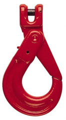 Pewag - 1/2 Inch Chain Diameter, Grade 80 Clevis Hook - 12,000 Lbs. Load Capacity, 19/32 Inch Inside Diameter, 19/32 Inch Pin Diameter, 2-23/64 Inch Hook Throat, 2-1/32 Inch Hook Width - Exact Tool & Supply