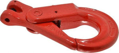 Pewag - 5/16 Inch Chain Diameter, Grade 80 Clevis Hook - 4,500 Lbs. Load Capacity, 23/64 Inch Inside Diameter, 23/64 Inch Pin Diameter, 1-37/64 Inch Hook Throat, 1-11/32 Inch Hook Width - Exact Tool & Supply