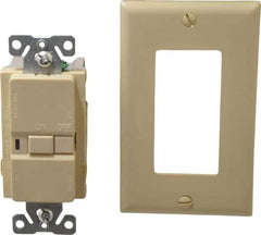 Cooper Wiring Devices - 1 Phase, 5-15R NEMA, 125 VAC, 15 Amp, Self Grounding, GFCI Receptacle - 2 Pole, Back and Side Wiring, Specification Grade - Exact Tool & Supply