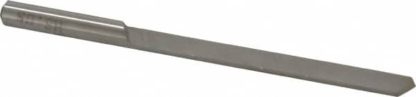 Made in USA - 0.266", High Speed Steel Half Round Drill Bit - Exact Tool & Supply