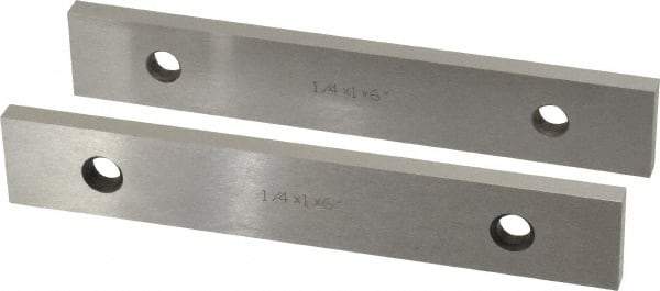 SPI - 6" Long x 1" High x 1/4" Thick, Steel Parallel - 0.0003" & 0.002" Parallelism, Sold as Matched Pair - Exact Tool & Supply