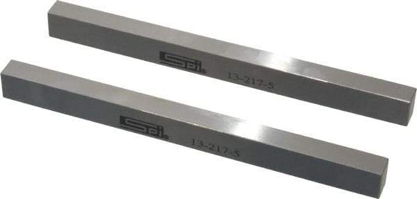 SPI - 6" Long x 1/2" High x 3/8" Thick, Steel Parallel - 0.0003" & 0.002" Parallelism, Sold as Matched Pair - Exact Tool & Supply