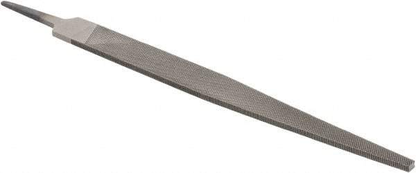 Value Collection - 13-3/32" Long, Bastard Cut, Warding American-Pattern File - Double Cut, 0.2" Overall Thickness, Tang - Exact Tool & Supply
