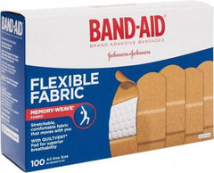 Johnson & Johnson - 3" Long x 1" Wide, General Purpose Self-Adhesive Bandage - Woven Fabric Bandage - Exact Tool & Supply