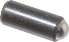 Gibraltar - 0.44" Body Length x 3/16" Body Diam, 4 Lb Init to 10 Lb Final End Force, Steel Press Fit Ball Plunger - 5/32" Ball Diam, 0.058" Max Ball Reach, +0.0010; +0.0020" Tolerance - Exact Tool & Supply