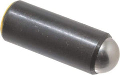 Gibraltar - 1.218" Body Length x 1/2" Body Diam, 12 Lb Init to 23 Lb Final End Force, Steel Press Fit Ball Plunger - 7/16" Ball Diam, 0.161" Max Ball Reach, +0.0010; +0.0020" Tolerance - Exact Tool & Supply