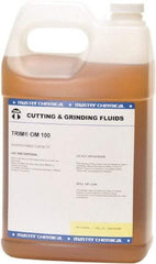 Master Fluid Solutions - Trim OM 100, 1 Gal Bottle Cutting Fluid - Straight Oil - Exact Tool & Supply