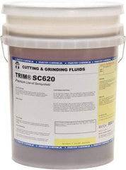 Master Fluid Solutions - Trim SC620, 5 Gal Pail Cutting & Grinding Fluid - Semisynthetic, For Cutting, Grinding - Exact Tool & Supply