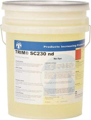 Master Fluid Solutions - Trim SC230 nd, 5 Gal Pail Cutting & Grinding Fluid - Semisynthetic, For Cutting, Grinding - Exact Tool & Supply