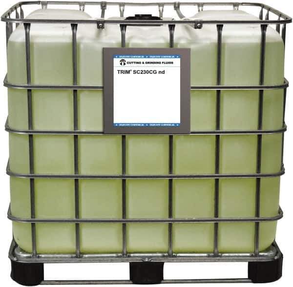 Master Fluid Solutions - Trim SC230CG nd, 270 Gal Tote Cutting & Grinding Fluid - Semisynthetic, For Cutting, Grinding - Exact Tool & Supply