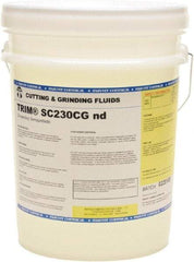 Master Fluid Solutions - Trim SC230CG nd, 5 Gal Pail Cutting & Grinding Fluid - Semisynthetic, For Cutting, Grinding - Exact Tool & Supply