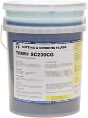 Master Fluid Solutions - Trim SC230CG, 5 Gal Pail Cutting & Grinding Fluid - Semisynthetic, For Cutting, Grinding - Exact Tool & Supply