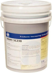 Master Fluid Solutions - Trim SC230, 5 Gal Pail Cutting & Grinding Fluid - Semisynthetic, For Cutting, Grinding - Exact Tool & Supply