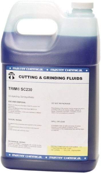 Master Fluid Solutions - Trim SC230, 1 Gal Bottle Cutting Fluid - Semisynthetic - Exact Tool & Supply
