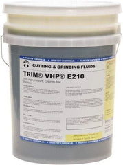 Master Fluid Solutions - Trim VHP E210, 5 Gal Pail Cutting & Grinding Fluid - Water Soluble, For Grinding, Drilling, Gundrilling, Gunreaming - Exact Tool & Supply