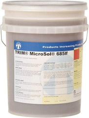 Master Fluid Solutions - Trim MicroSol 685lf, 5 Gal Pail Cutting & Grinding Fluid - Semisynthetic - Exact Tool & Supply