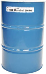Master Fluid Solutions - Trim MicroSol 606 bd, 54 Gal Drum Cutting & Grinding Fluid - Semisynthetic - Exact Tool & Supply
