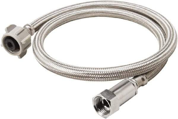 B&K Mueller - 3/8" Compression Inlet, 7/8" Ballcock Outlet, Stainless Steel Toilet Connector - Use with Toilets - Exact Tool & Supply