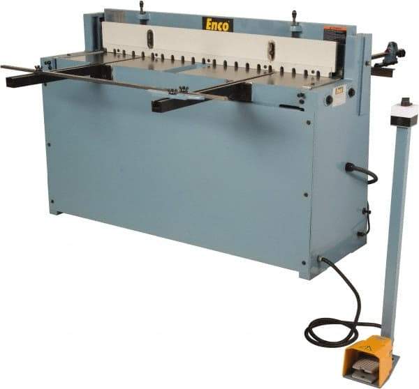 Enco - Floor Shears Power Type: Pneumatic Blade Length (Inch): 52 - Exact Tool & Supply