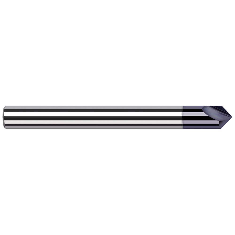 Harvey Tool - 90° 3/16" Diam 2" OAL Tip Radius Engraving Cutters - Exact Tool & Supply