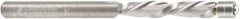 Amana Tool - 1/4" Cut Diam, 1-1/4" Length of Cut, 2 Flute Flush Trim Edge Profile Router Bit - Solid Carbide, 1/4" Shank Diam, 1-1/4" Shank Length, 3-5/16" OAL, Uncoated - Exact Tool & Supply