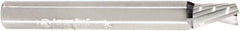 Amana Tool - 1/4" Cutting Diam x 3/8" Length of Cut, 1 Flute, Downcut Spiral Router Bit - Uncoated, Right Hand Cut, Solid Carbide, 2" OAL x 1/4" Shank Diam, 30° Helix Angle - Exact Tool & Supply