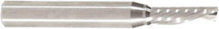 Amana Tool - 3/16" Cutting Diam x 5/8" Length of Cut, 1 Flute, Downcut Spiral Router Bit - Uncoated, Right Hand Cut, Solid Carbide, 2" OAL x 1/2" Shank Diam, 30° Helix Angle - Exact Tool & Supply