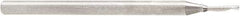 Amana Tool - 1/16" Cutting Diam x 1/4" Length of Cut, 1 Flute, Downcut Spiral Router Bit - Uncoated, Right Hand Cut, Solid Carbide, 2" OAL x 1/8" Shank Diam, 30° Helix Angle - Exact Tool & Supply