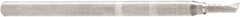 Amana Tool - 3/32" Cutting Diam x 1/4" Length of Cut, 1 Flute, Upcut Spiral Router Bit - Uncoated, Right Hand Cut, Solid Carbide, 2" OAL x 1/8" Shank Diam, 30° Helix Angle - Exact Tool & Supply