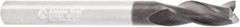 Amana Tool - 1/4" Cutting Diam x 5/8" Length of Cut, 3 Flute, Upcut Spiral Router Bit - AlTiN Coated, Right Hand Cut, Solid Carbide, 2-3/8" OAL x 1/4" Shank Diam, Flute, 30° Helix Angle - Exact Tool & Supply