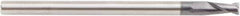 Amana Tool - 1/8" Cutting Diam x 1/4" Length of Cut, 2 Flute, Upcut Spiral Router Bit - AlTiN Coated, Right Hand Cut, Solid Carbide, 2" OAL x 1/8" Shank Diam, Flute, 30° Helix Angle - Exact Tool & Supply