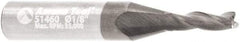 Amana Tool - 1/8" Cutting Diam x 3/8" Length of Cut, 3 Flute, Upcut Spiral Router Bit - AlTiN Coated, Right Hand Cut, Solid Carbide, 1-1/2" OAL x 1/4" Shank Diam, Flute, 30° Helix Angle - Exact Tool & Supply